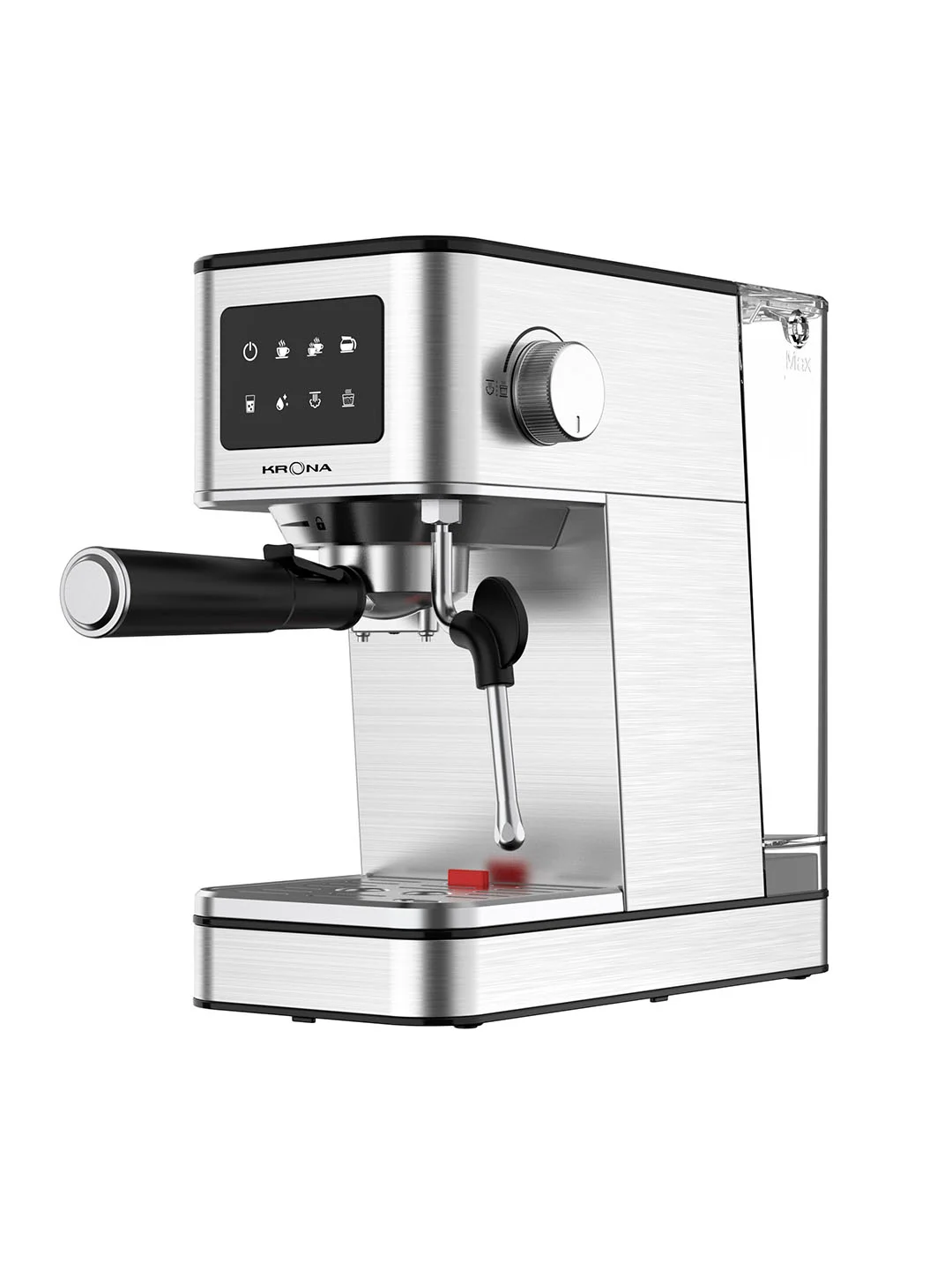 Кофеварка рожковая из нержавеющей стали KRONA Espresso Kaffeemaschine Inox 20 Bar