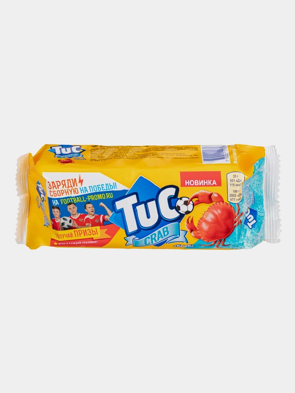 Крекер Tuc, со вкусом краба, 100 г
