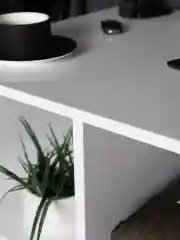 Белый тумба прикроватная напольная МДФ