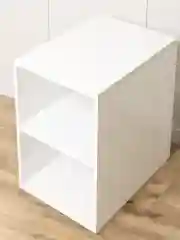 Белый тумба прикроватная напольная МДФ