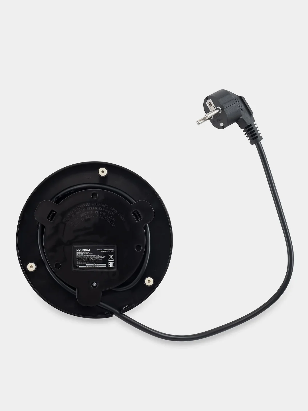 Чайник Hyundai HYK-P4026, 1.9л, 2200Вт, черный