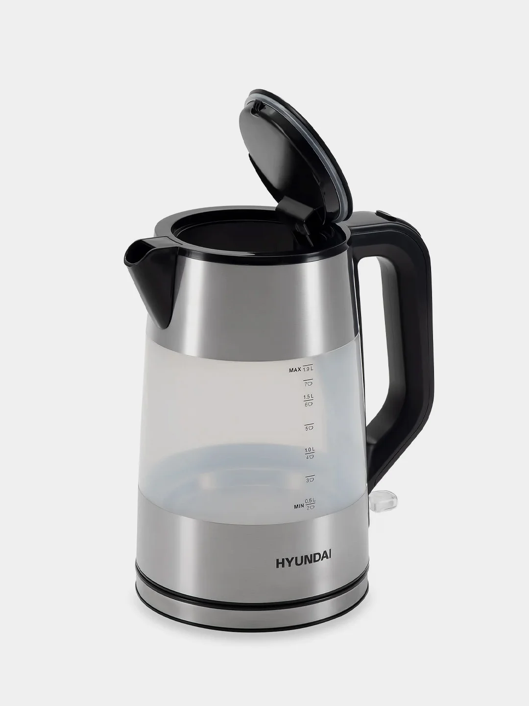Чайник Hyundai HYK-P4026, 1.9л, 2200Вт, черный