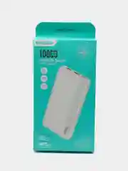 Белый портативный внешний аккумулятор Powerbank Kakusiga, 10000 мА/ч, USB