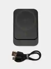 Черный аккумулятор внешний BOROFONE BJ63 5000mAh, PD20W + MagSafe беспроводная зарядка, повербанк
