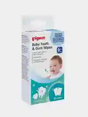 Салфетки для чистки молочных зубов PIGEON, без аромата, 20 штук