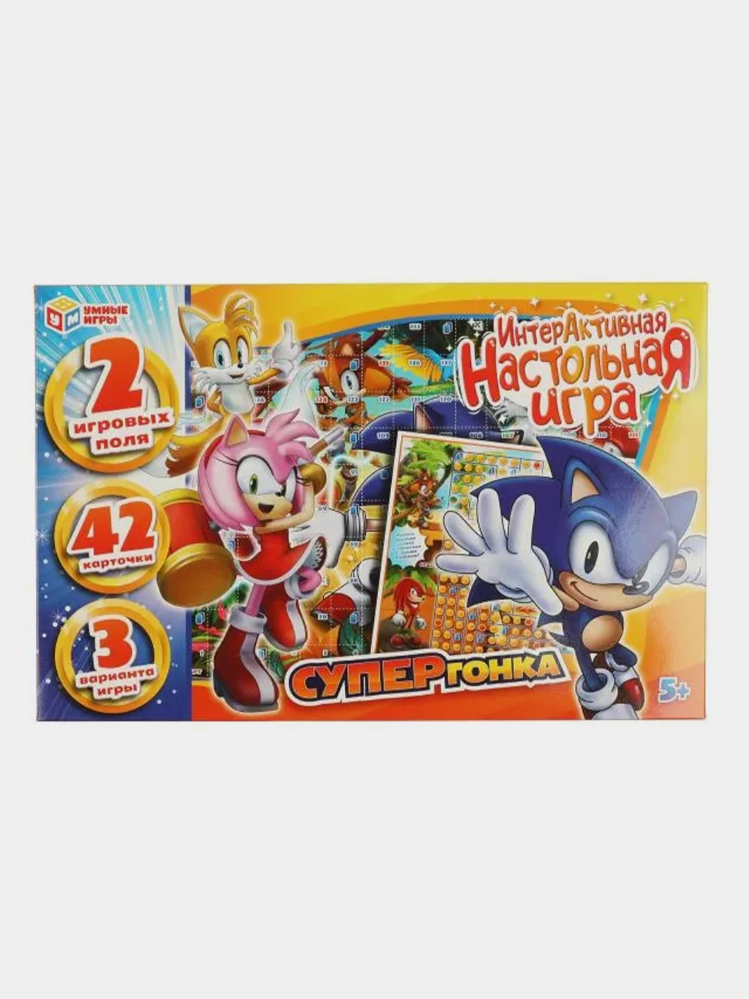 Настольная игра Умные игры "Супергонка", интерактивная