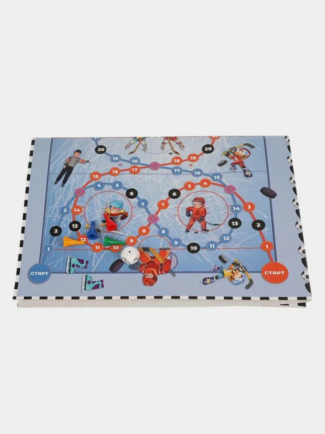 Настольная игра Умные игры "Футбол. Хоккей", 2 игровых поля