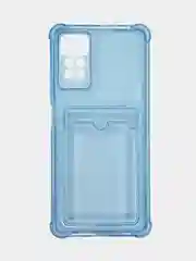 Чехол Redmi Note 11 Pro / Note 12 Pro 4G Нот 11 Про, прозрачный, с карманом для карты