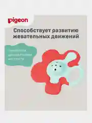 Прорезыватель-погремушка PIGEON Munch teether, 6 месяцев