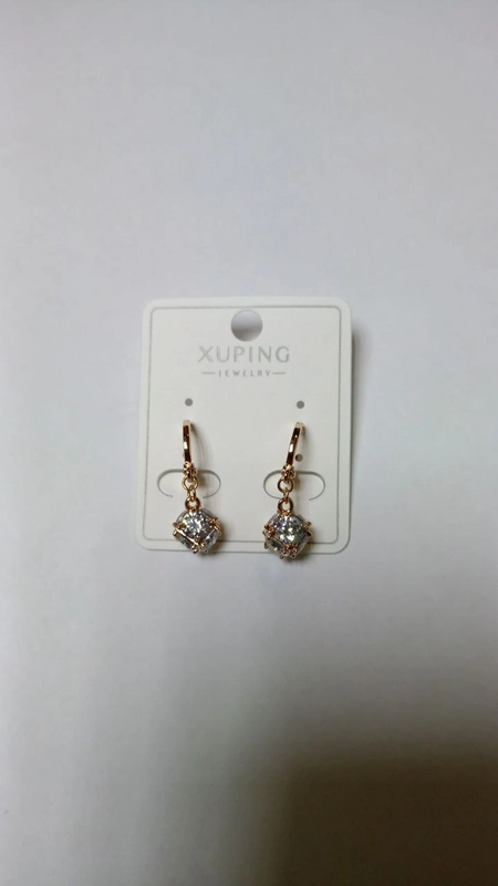 Серьги Xuping гипоаллергенный медицинский сплав