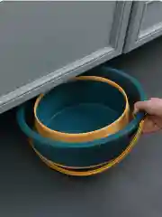 Молочный ведро силиконовое складное