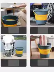 Молочный ведро силиконовое складное