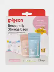 Пакеты для заморозки и хранения грудного молока PIGEON Animal, 180 мл, 25 штук