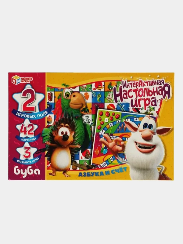 Настольная игра Умные игры "Азбука и счёт. Буба", интерактивная