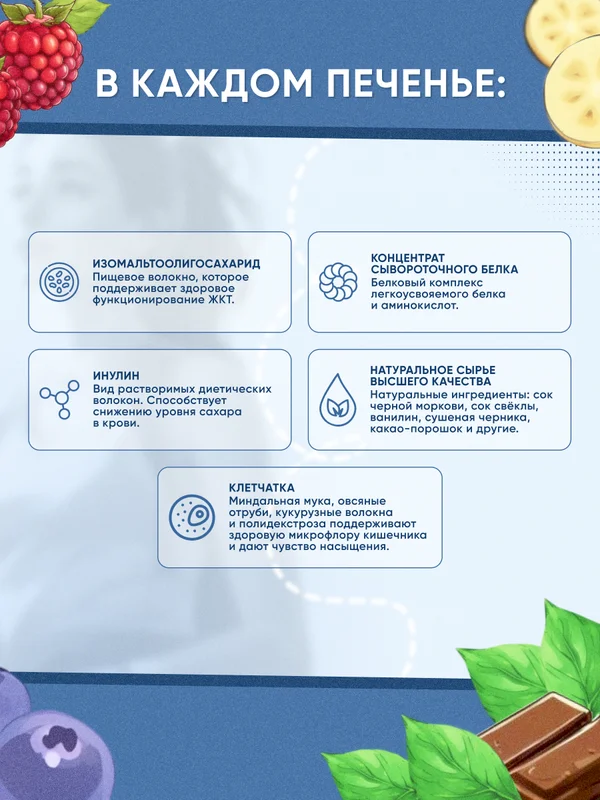 Печенье протеиновое SOJ Prote!n Cookie "Малиновый чизкейк", 37г