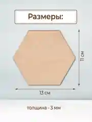 Соты из дерева / шестигранник из дерева / гексагон / декор стены / панно соты