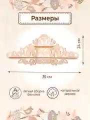 Иконостас угловой полка настенная для икон
