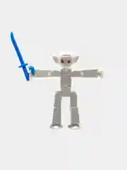 Светло-синий набор 4 Фигурки игрушки Stikbot / Набор стикботов Стикботы монстры