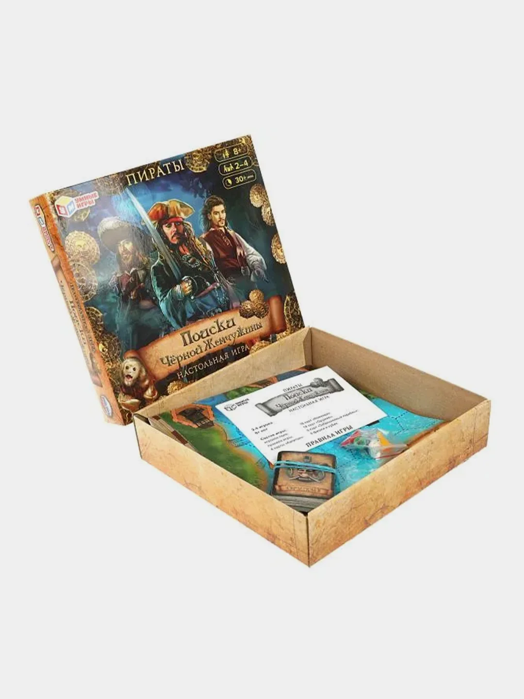 Настольная игра Умные игры "Пираты. Поиски Чёрной жемчужины"