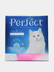 Наполнитель для кошачьего туалета комкующийся Perfect, аромат детской присыпки, 10л