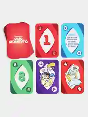 Алый уно / UNO/ Настольная игра на реакцию и внимание UMO momento, 70 карт, 8+