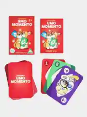 Алый уно / UNO/ Настольная игра на реакцию и внимание UMO momento, 70 карт, 8+
