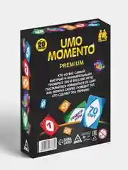 Черный уно / UNO/ Настольная игра на реакцию и внимание UMO momento, 70 карт, 8+