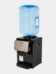 Кулер для воды SONNEN TSE-02BP, настольный, нагрев/охлаждение, 2 крана, черный