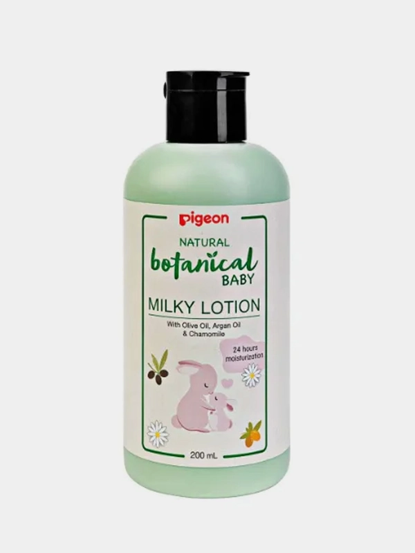 Молочко для тела PIGEON Natural Botanical Baby Milky Lotion, 200мл