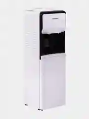 Кулер для воды SONNEN FSE-02SA, напольный, НАГРЕВ/ОХЛАЖДЕНИЕ ЭЛЕКТРОННОЕ, 2 крана, белый