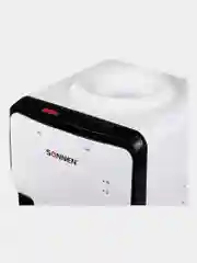 Кулер для воды SONNEN FSE-02SA, напольный, НАГРЕВ/ОХЛАЖДЕНИЕ ЭЛЕКТРОННОЕ, 2 крана, белый