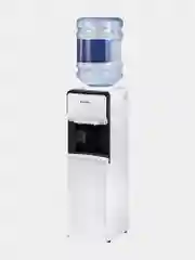 Кулер для воды SONNEN FSE-02SA, напольный, НАГРЕВ/ОХЛАЖДЕНИЕ ЭЛЕКТРОННОЕ, 2 крана, белый