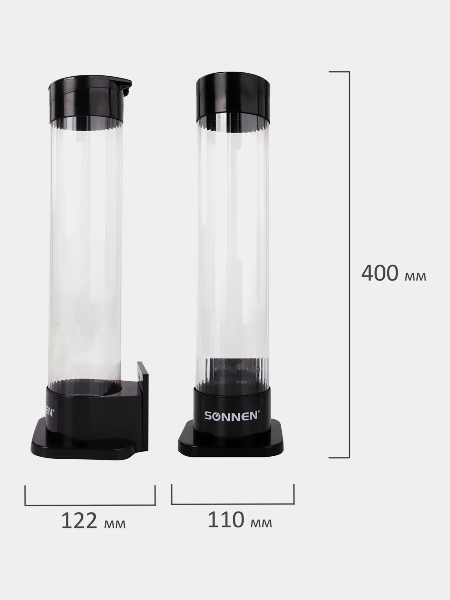 Стаканодержатель SONNEN BL-70, 70 стаканов, на винтах, черный, 455001