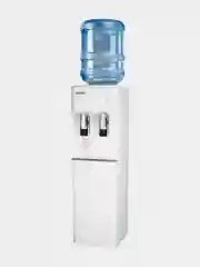 Кулер для воды SONNEN FSE-02H, напольный, НАГРЕВ/ОХЛАЖДЕНИЕ ЭЛЕКТРОННОЕ, 2 крана, белый