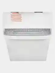 Кулер для воды SONNEN FSE-02H, напольный, НАГРЕВ/ОХЛАЖДЕНИЕ ЭЛЕКТРОННОЕ, 2 крана, белый
