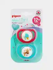 Пустышки PIGEON MiniLight "Мороженое. Жирафы", для детей с 12 месяцев, размер L, 2 штуки