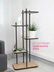 Светло-коричневый подставка для цветов "Юна"
