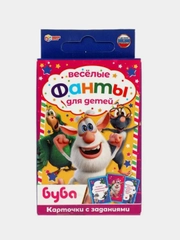 Карточная игра для детей Умные игры "Веселые фанты. Буба", 32 карточки с заданиями