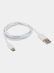 Кабель USB-A - micro USB REXANT, 1 А, 1 м, ПВХ, белый