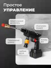Автомобильная аккумуляторная мойка высокого давления