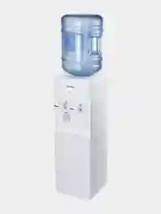 Кулер для воды SONNEN FS-01, напольный, НАГРЕВ/ОХЛАЖДЕНИЕ ЭЛЕКТРОННОЕ, 2 крана, белый