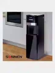Кулер для воды SONNEN FSE-03B, напольный, нагрев и охлаждение, 3 крана