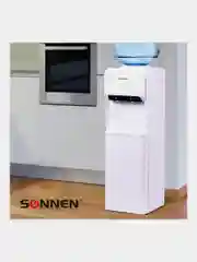 Кулер для воды SONNEN FE-02, напольный, 2 крана, белый