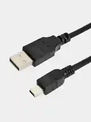 Кабель USB-A - mini USB REXANT, 1 А, 0,2 м, ПВХ, черный