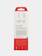 Кабель REXANT, USB-A, Type-C, 2,1A, в серебрянной нейлоновой оплетке, 1 м