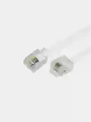 Удлинитель телефонный REXANT, плоский, RJ-11 (6P-4C), белый, 5 м
