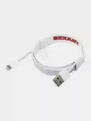 Кабель REXANT, USB-A, Lightning для Apple, 2,4А, ПВХ, белый, чип MFI, 1 м