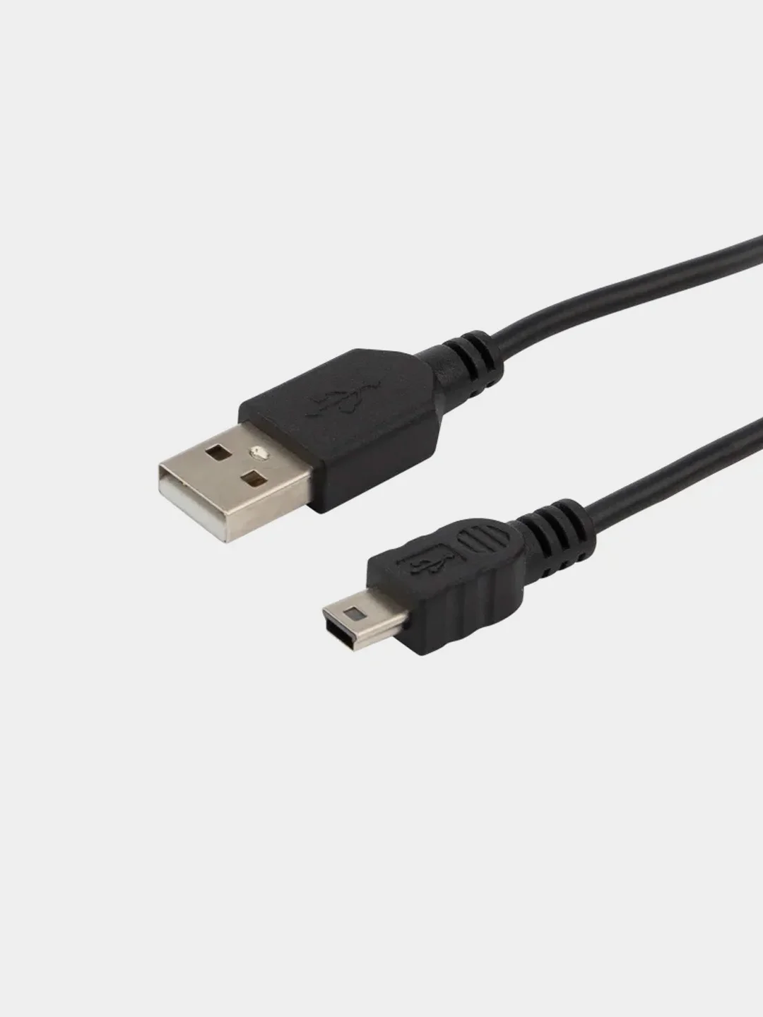 Кабель REXANT, USB-A, mini USB, 1А, ПВХ, черный, 1 м