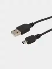 Кабель REXANT, USB-A, mini USB, 1А, ПВХ, черный, 1 м