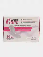 Прокладки ежедневные, хлопковые Amore Care, 20 штук